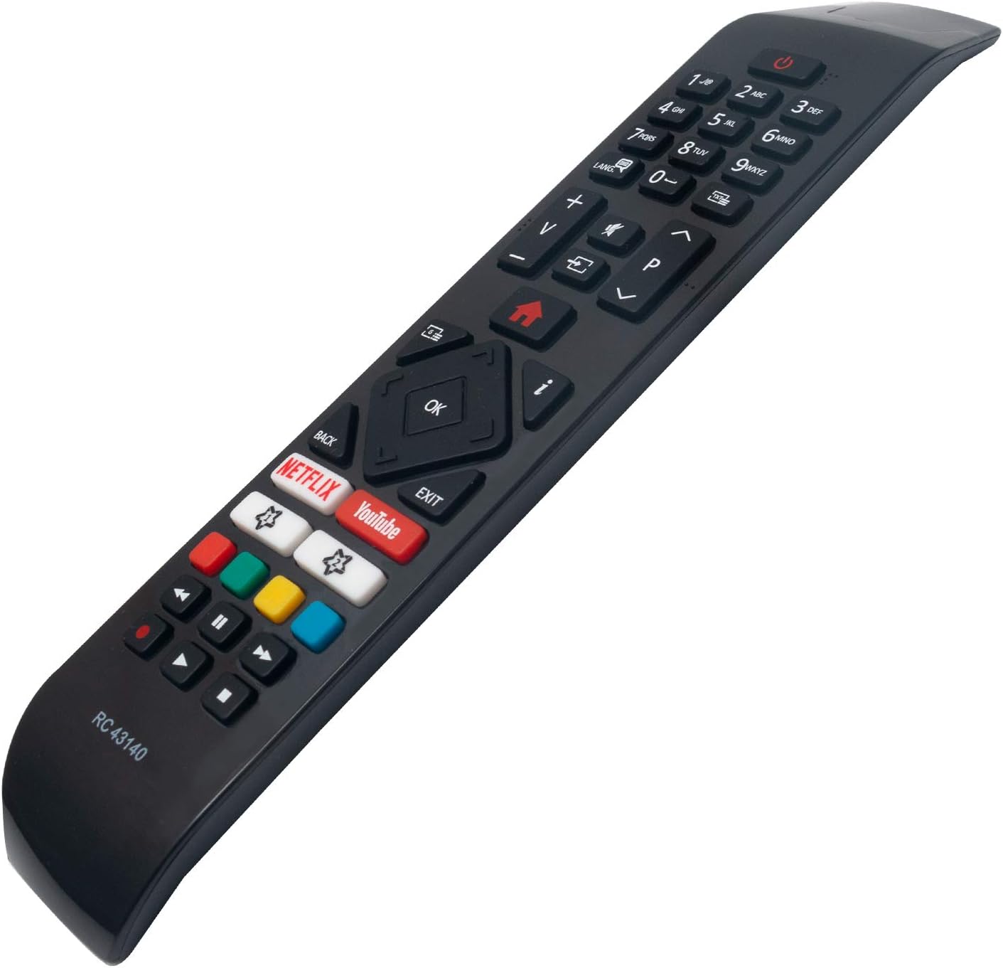 VINABTY RC43140 Remote Control Replacement for Hitachi 24HE2000 32HE2000 32HE4000 40HE4000 43HK6000 43HK6500 49HK6000 49HK6001 49HK6500 49HL7000 49HL8000 55HK6000 55HK6500 55HL7000 55HL9000G 65HL7000 - Image 4