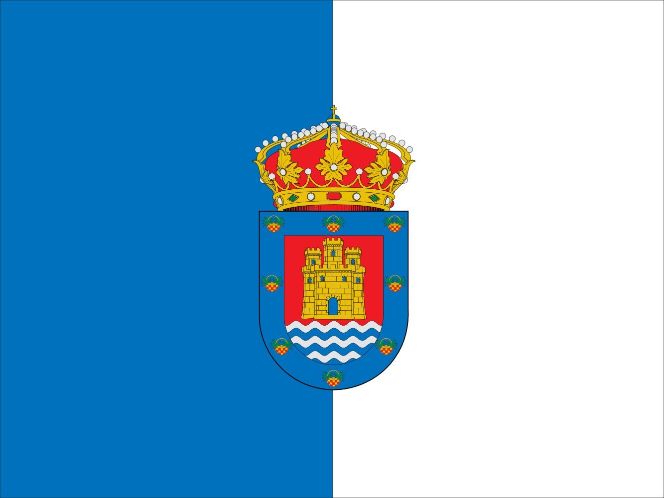 Drapeau Large Gaucín grand format en paño pour pavillon et décoration murale