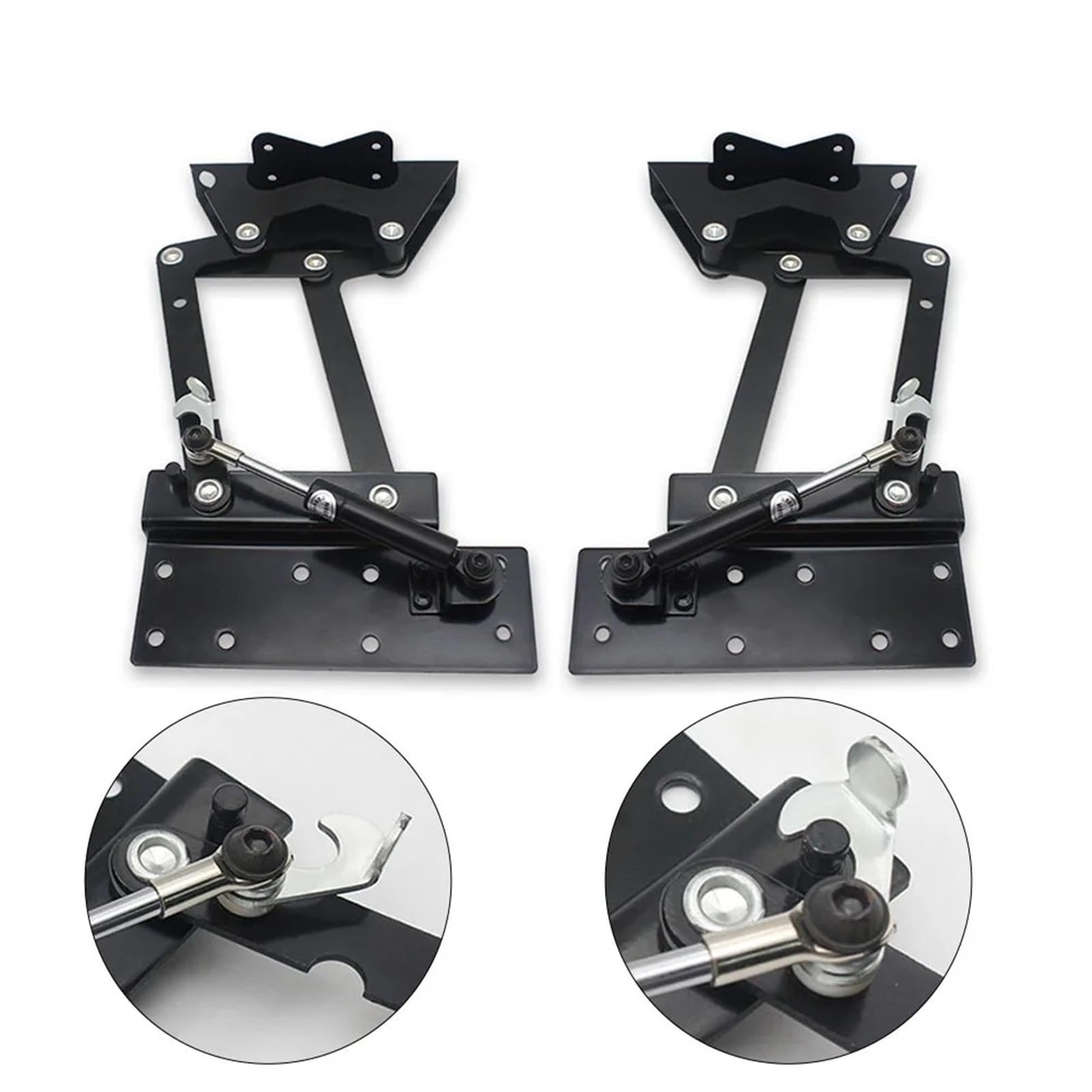 Vikta gångjärn, självlåsande gångjärn 2Pcs Klapp Möbel Scharniere Kaffee Tisch Hebe Rahmen Scharnier Heben Mechanismus Tisch Schreibtisch Heber Scharnier Hardware Zubehör