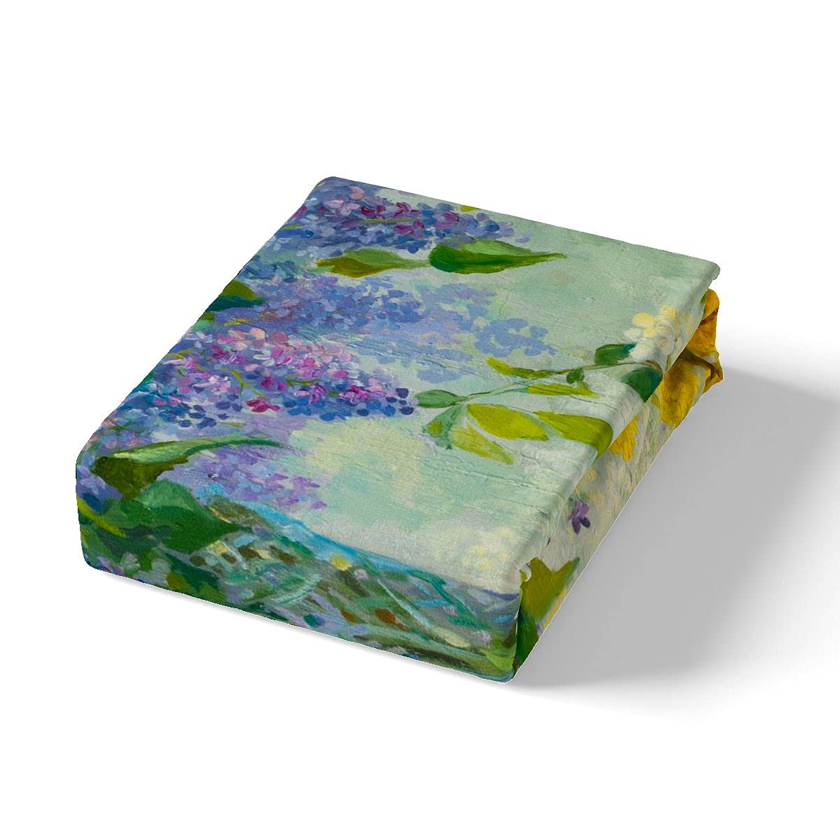 Juego de ropa de cama con estampado floral al óleo y flores de flores, ropa de cama y lino para niños, niñas, adolescentes, hojas botánicas, funda de edredón transpirable, funda de edredón y ropa de