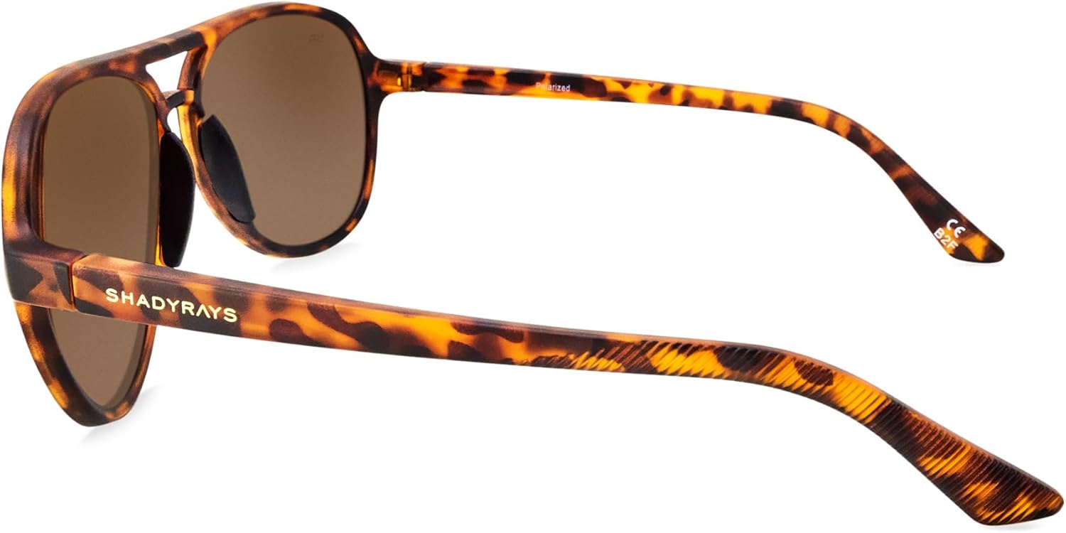 Shady Rays Aviator Crossover | Lightweight Aviator Polarized Sunglasses