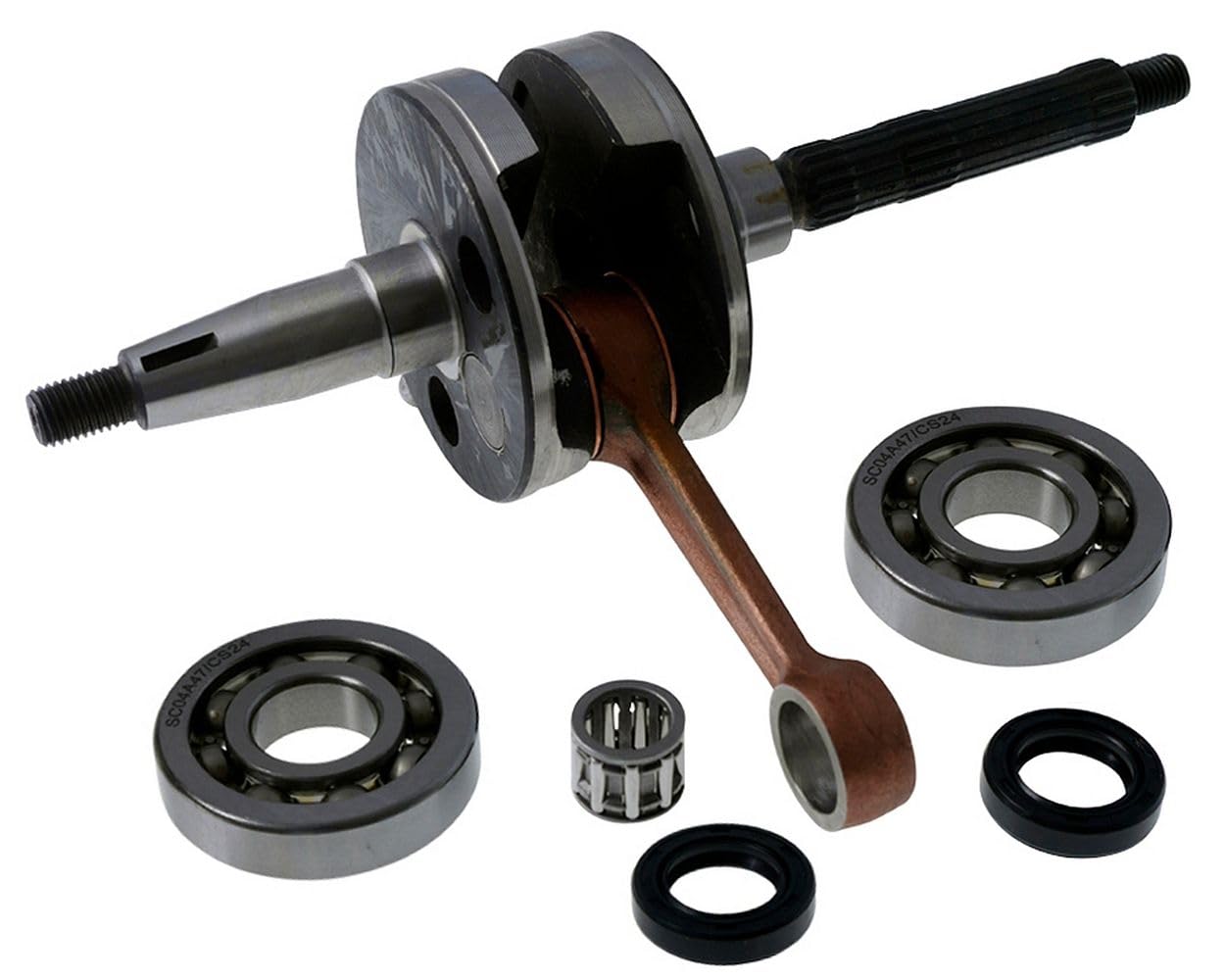 Kurbelwelle + Lager Satz + Wellendichtringe Set kompatibel mit TPH NRG Sfera NSL Zip Gilera