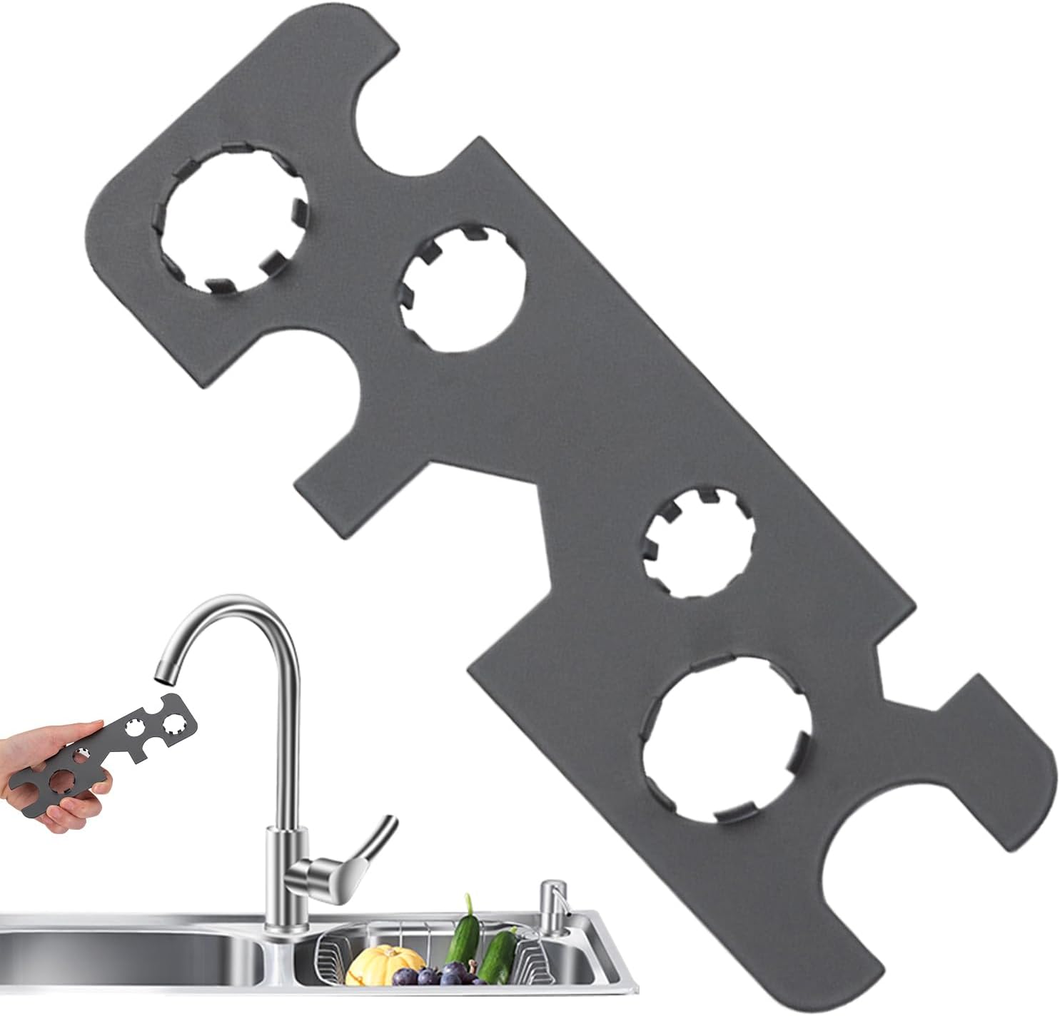 Faucet Screen Removal Tool -Faucet Aerator Tool, Extractor Remove Replacement Disassembly Maintenance For Bathroom Kitchen RV Plumbing Undermount Sink Repair