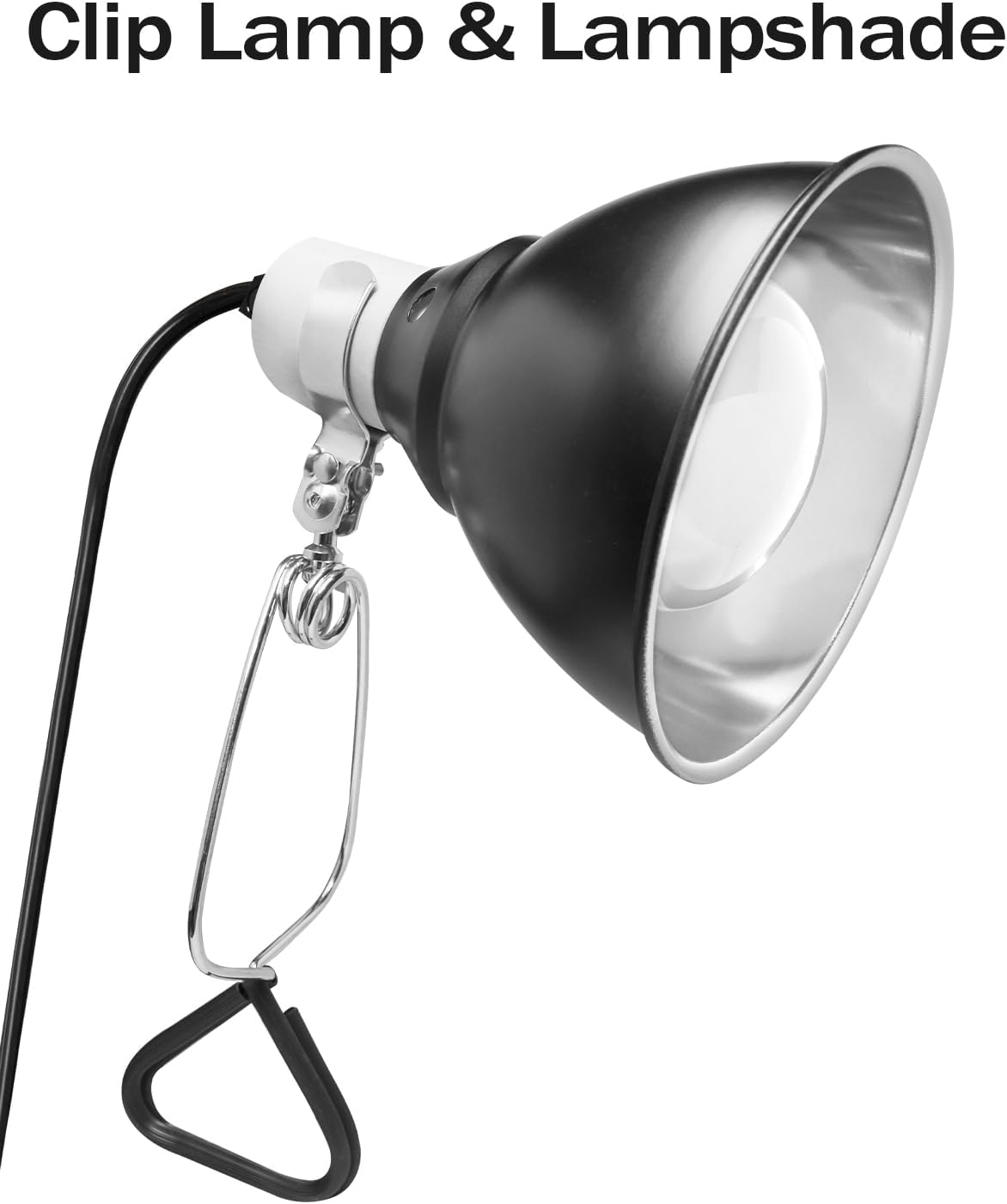 5.5-inch Lamp Fixture Deep Dome & Pack of 2 Lamp Stand Clips