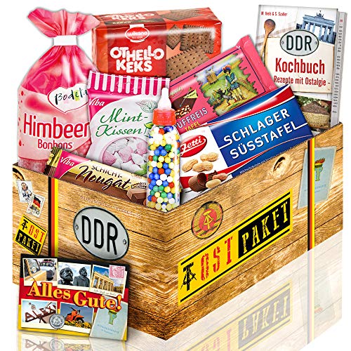 Ostpaket mit Suessigkeiten aus der DDR/Geschenkset Geburtstag für Freundin