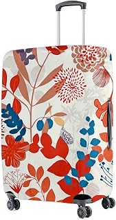 Cortina Tropical Print Travel Suitcase Protective Cover | Medium | Fit 22-26 Inch Luggage | Eco-Friendly | Polyester-Spand... — Luggage Covers