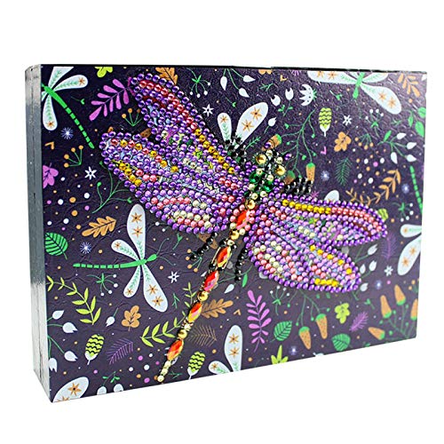 CALIDAKA Jewelry Box DIY 5D Diamond Painting Jewelry Organiser PU Leather Desktop Home Gift for Women Girls Earrings Rings Handmade Gift