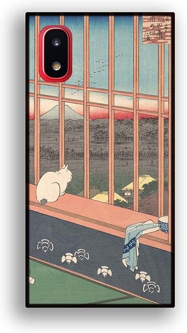 Amazon Co Jp Galaxy 1 スマホケース 世界の名画 歌川広重 名所江戸百景 浮世絵 風景画 日本画 江戸 和 和風 絵画 芸術 アート 浅草田圃酉の町詣 ホーム キッチン