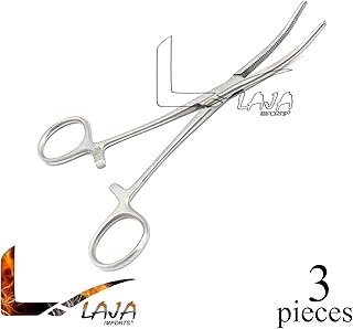 LAJA IMPORTS SET OF 3 PEAN HEMOSTAT FORCEPS 6