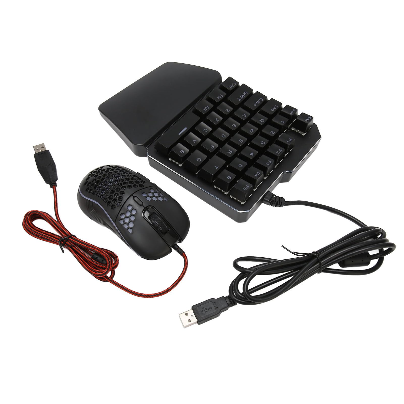 Gugxiom Set di Convertitori Programmabili per Tastiera e Mouse Cablati, Tastiera da Gioco e Adattatore per Mouse Combinati per 360 One Series X S, modalità Burst con Interruttore a un Tasto