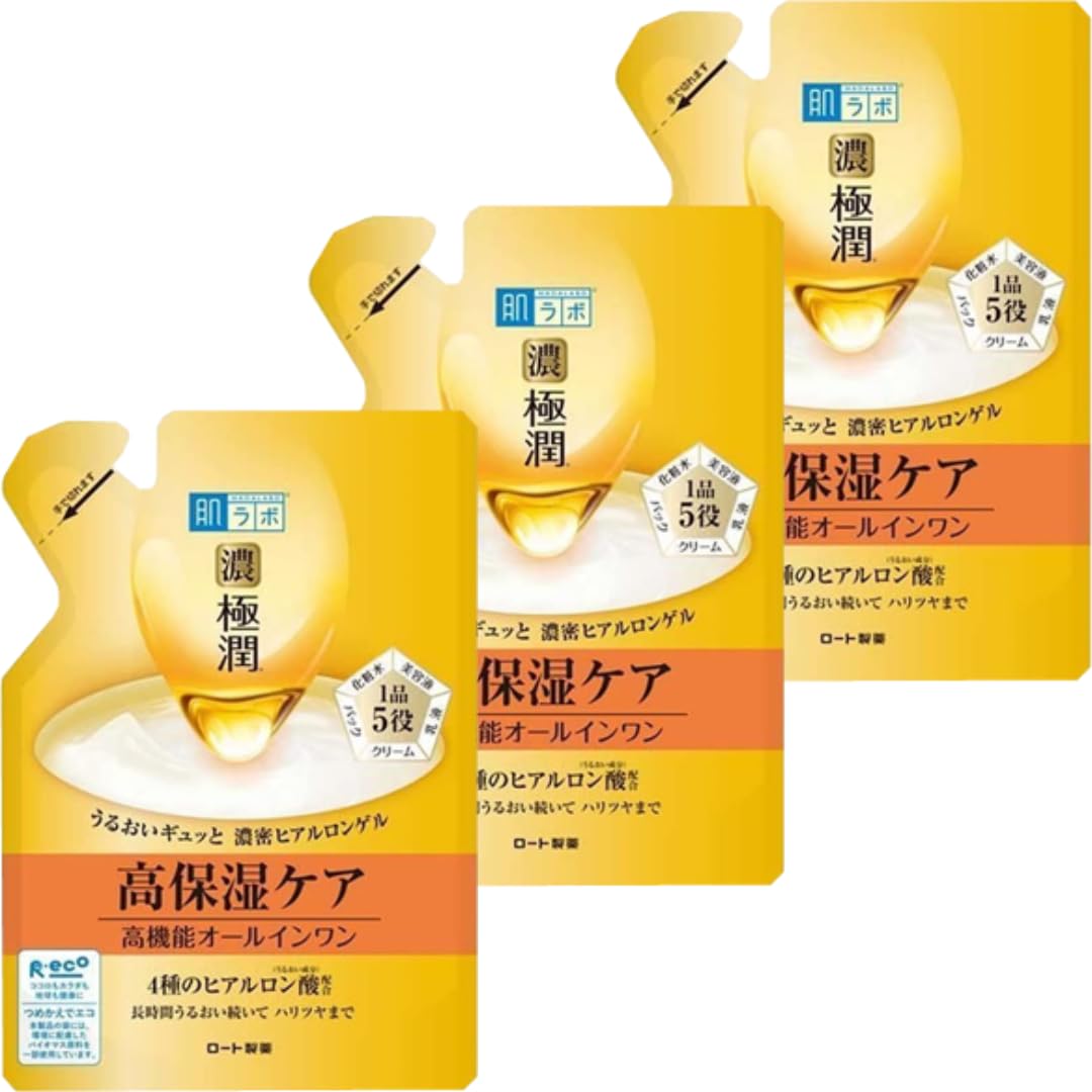 Hada Labo Gokujun Perfect Gel Refill, Set of 3