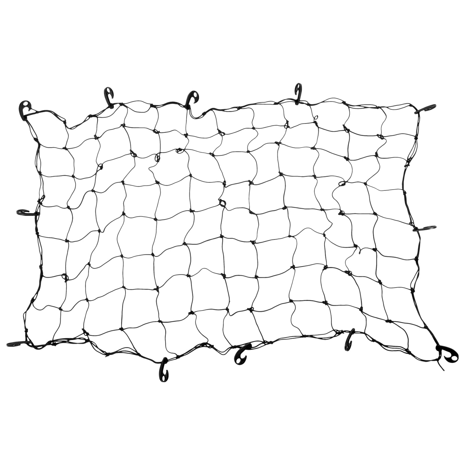 Hemobllo Chargement Complète Noir Caoutchouc et pour en de Toit Filet Élasticité Protection de Voiture SUV pour Valises et Bagages Porte-Bagages