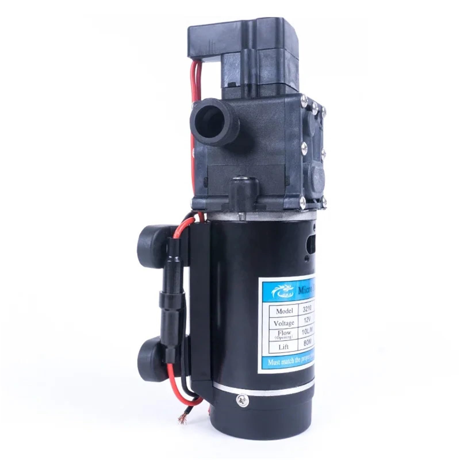 CUDTAPI 120w Water High Pressure Diaphragm Self-priming Pump Sprayer Car Wash(3210H2D,Onecolor)