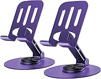 Vista 8 de Soporte Universal de Metal para Celular, Soporte Ajustable de Ángulo Múltiple con Rotación de 360°, Antideslizante, Compatible con iPhone 17 16 Pro