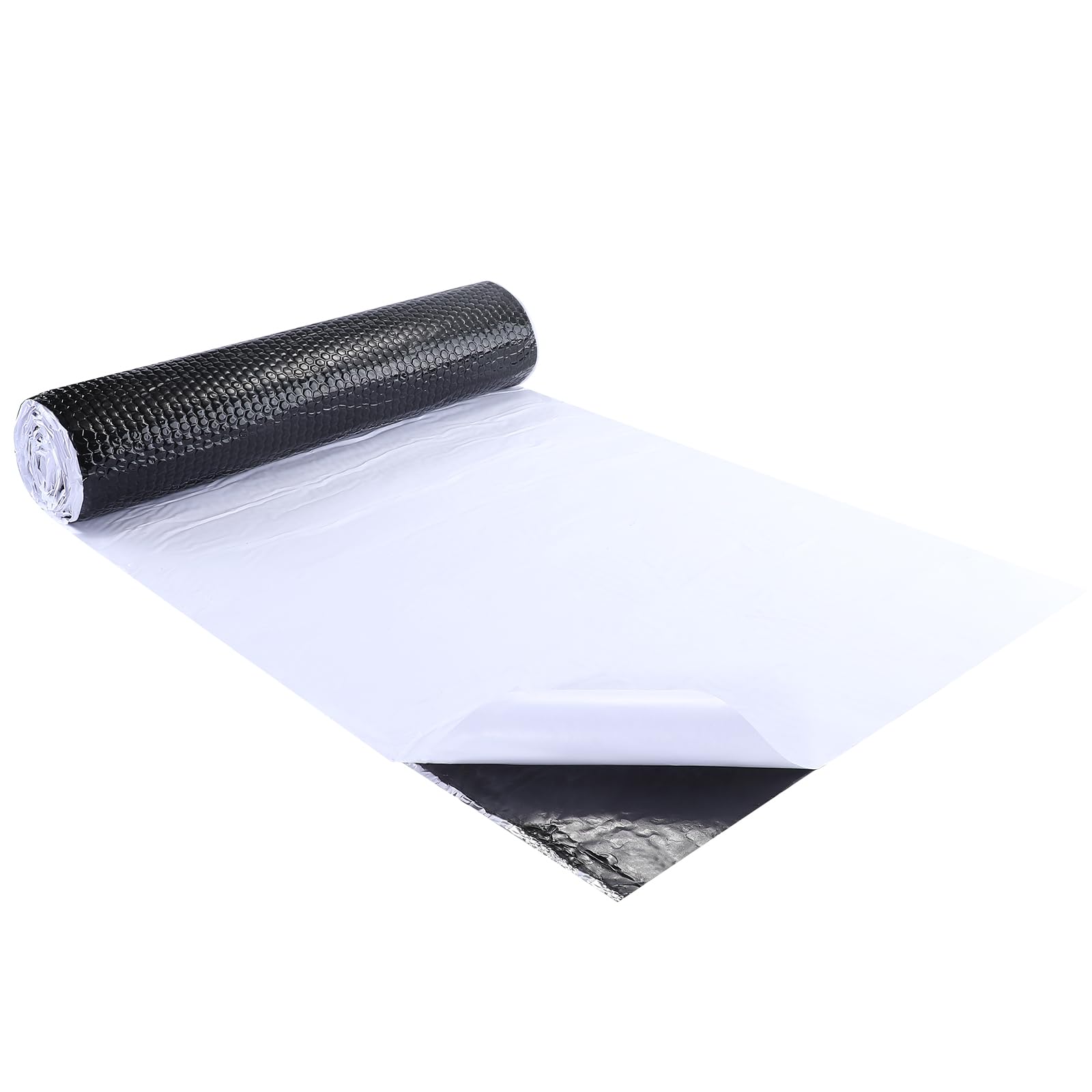 2 mm Stärke 2qm Alubutyl BLACK Anti Dröhn Dämmmatte selbstklebend Auto Dämmung - KFZ Lärmschutz, Schalldämmung und Schallschutz - 50 cm x 4 m