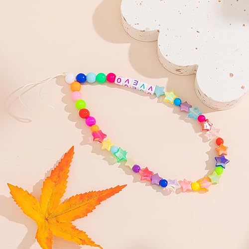 Miniatura 5 de 2 paquetes de dijes para teléfono, correa de perlas de estilo femenino