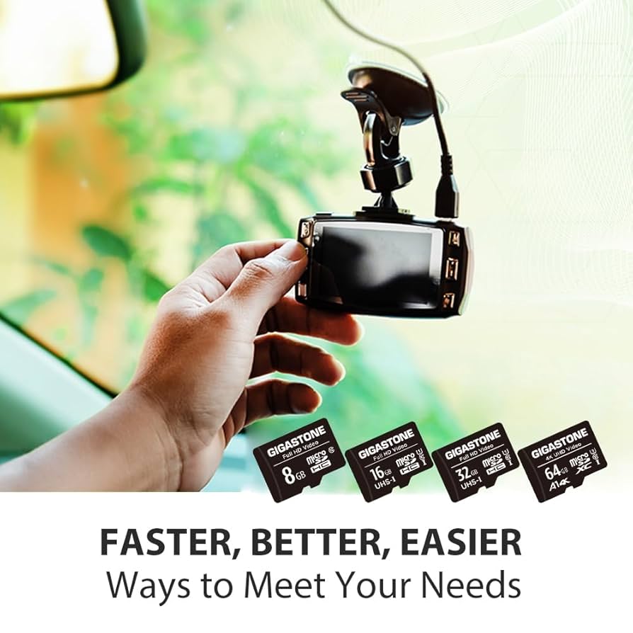 Cartes SD Gigastone 16Go Classe 10 U1 - Lot De 10 Cartes - Vitesse Jusqu'à 80Mo/s - Pour Appareil Photo, Caméra, PC