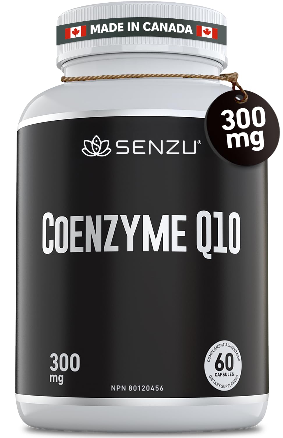 Senzu Coenzyme Q10 (CoQ10) 300mg High Potency Supplement