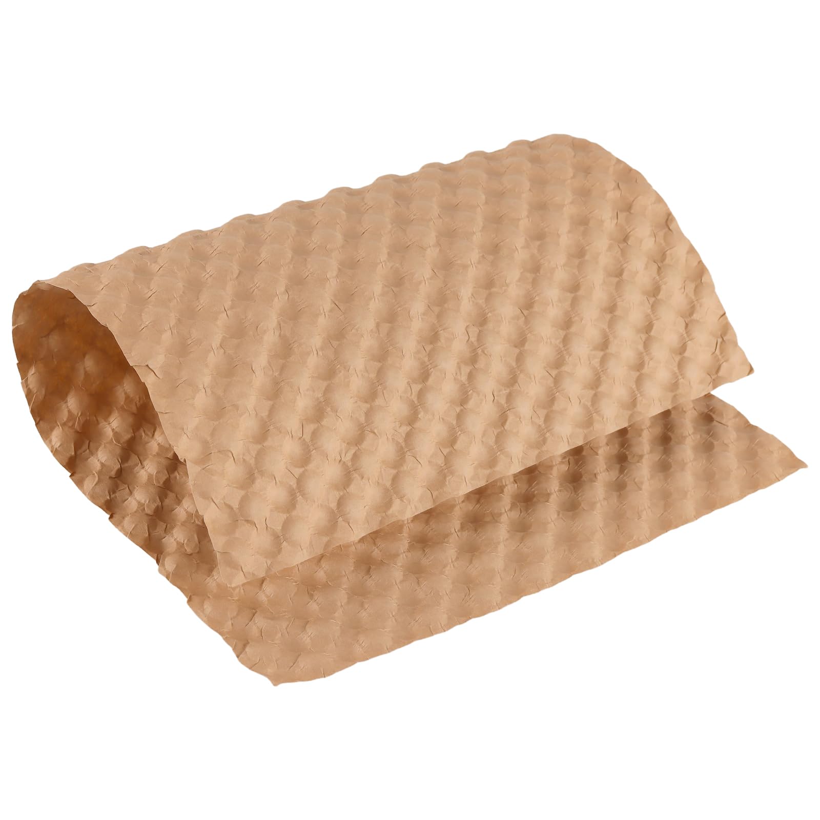 SINJEUN Lot de 200 feuilles de papier d'emballage à bulles, 29 x 40 cm, papier d'emballage en nid d'abeille écologique pour déménagement, expédition, emballage (marron)