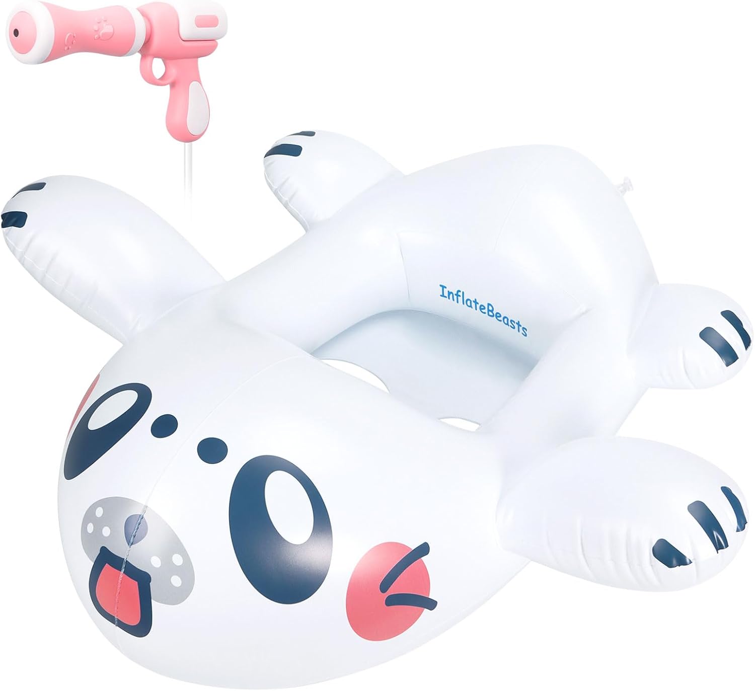 Pool Float Kids with Water Gun - Inflatable Shark Toddler Pool Floaties, Pool Toys for Kids Ages 3-10, Swimming Floats with Water Cannon for Lake Beach Pool Party