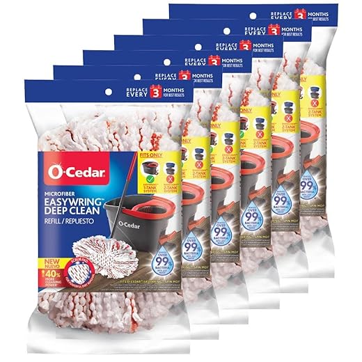 O-Cedar EasyWring Deep Clean Mop Refill