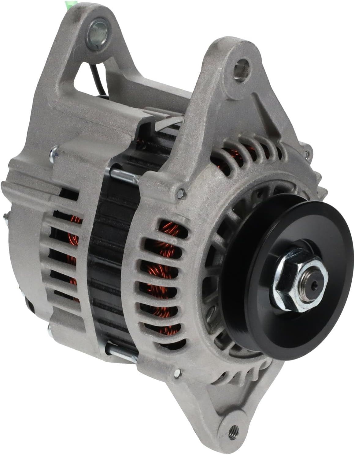 OEG Parts New Alternator Compatible With Yanmar Marine Engines 2YM15 2cyl, 3JH3E 3JH4E 3YM20 3YM30 3cyl, 4JH3-CE 4JH3-TCE 4JH3E 4cyl LR160-741, 128271-77200, AHI0151, 40044045R
