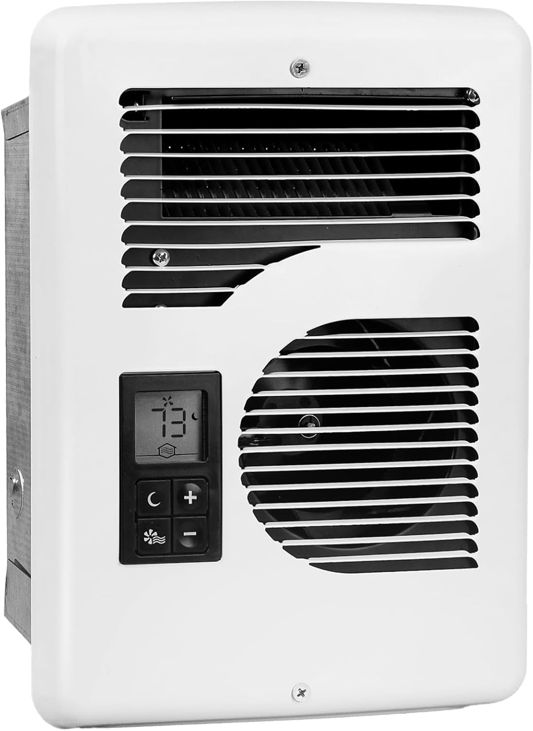 Upgrade CEC163TW in Wall Heater for Cadet Wall Heater, With Built-In Digital Thermostat, High - Capacity Heater for Fast - Heating Space, Suitable for Bedroom, Bathroom, Office, 240/208/120 Volt