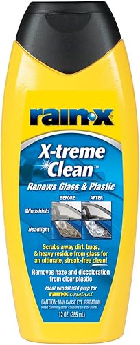 Gel de prelavado para matar insectos y limpiar alquitrán de Rain-X, de 23 onzas líquidas oz. Paquete de 4., paquete de 1, _