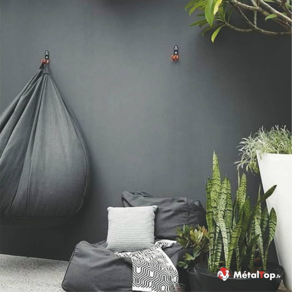 Metaltop - Peinture Mur Exterieur - Blanc pur - RAL 9010-1 L - Peinture microporeuse, application sur crépi, béton, brique pour une protection jusqu'à 10 ans
