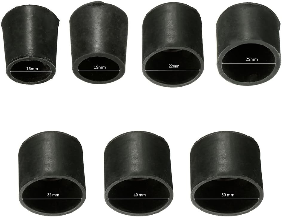 8 PCS Rubber Chair Floor Protector Ferrule Cap End Tips Chair Leg Caps