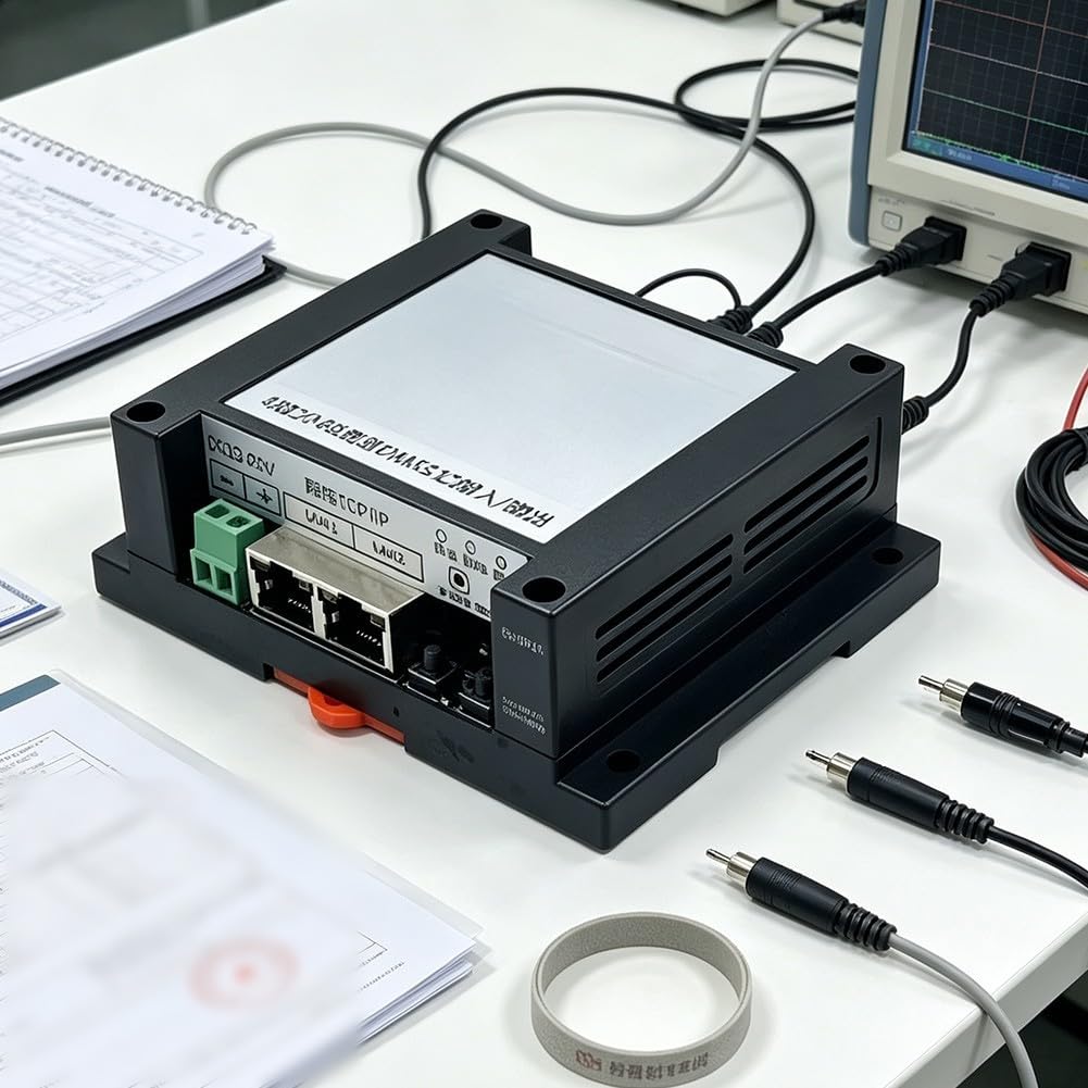 Controlador Mini DMX512 Puerto Ethernet de 4 canales