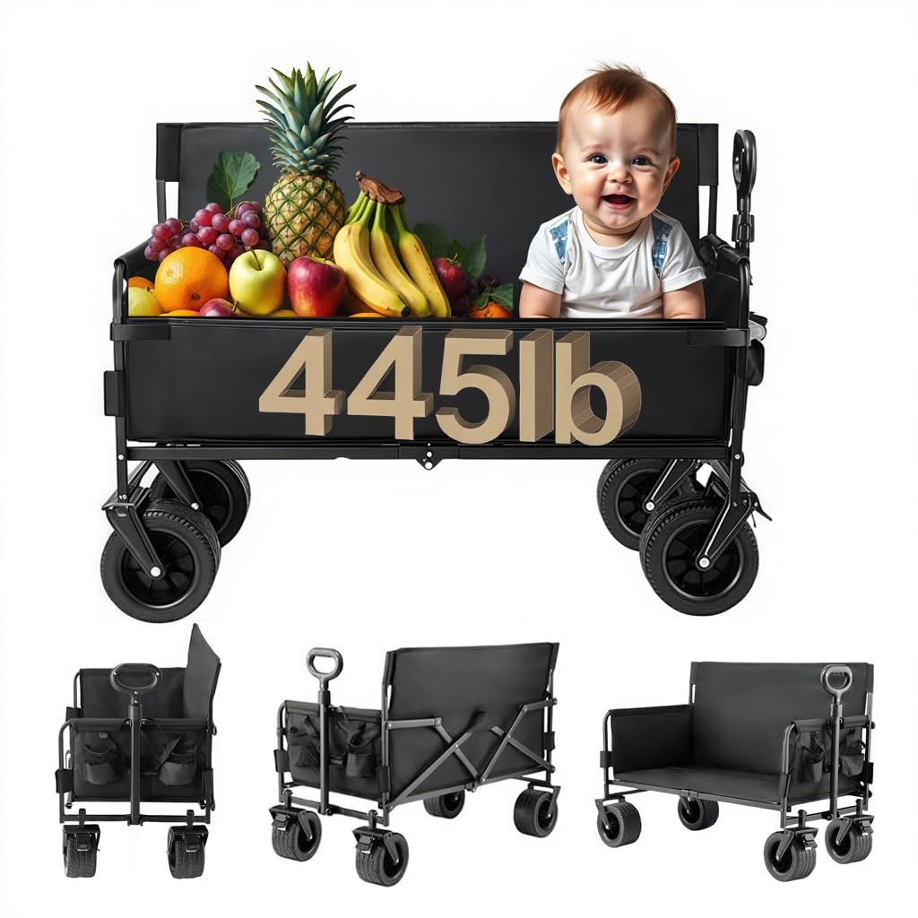 Grote handtrekwagen met wanden | Fetra handtrekwagens