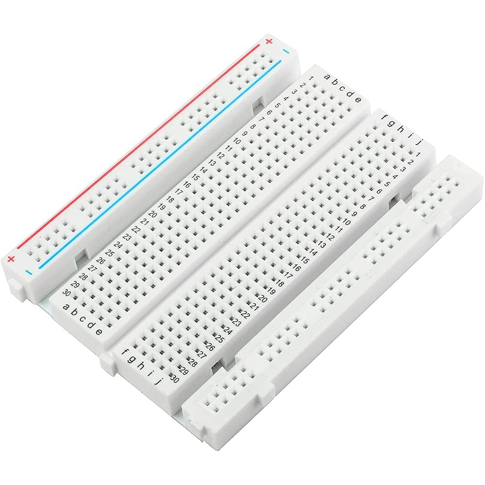 MMOBIEL 6 pezzi PCB a 400 punti senza saldatura per prototipo di mockup Compatibile con progetti destinati a singoli Arduino, Raspberry Pi 2 3 4 Blocchi di connessione di distribuzione Shield