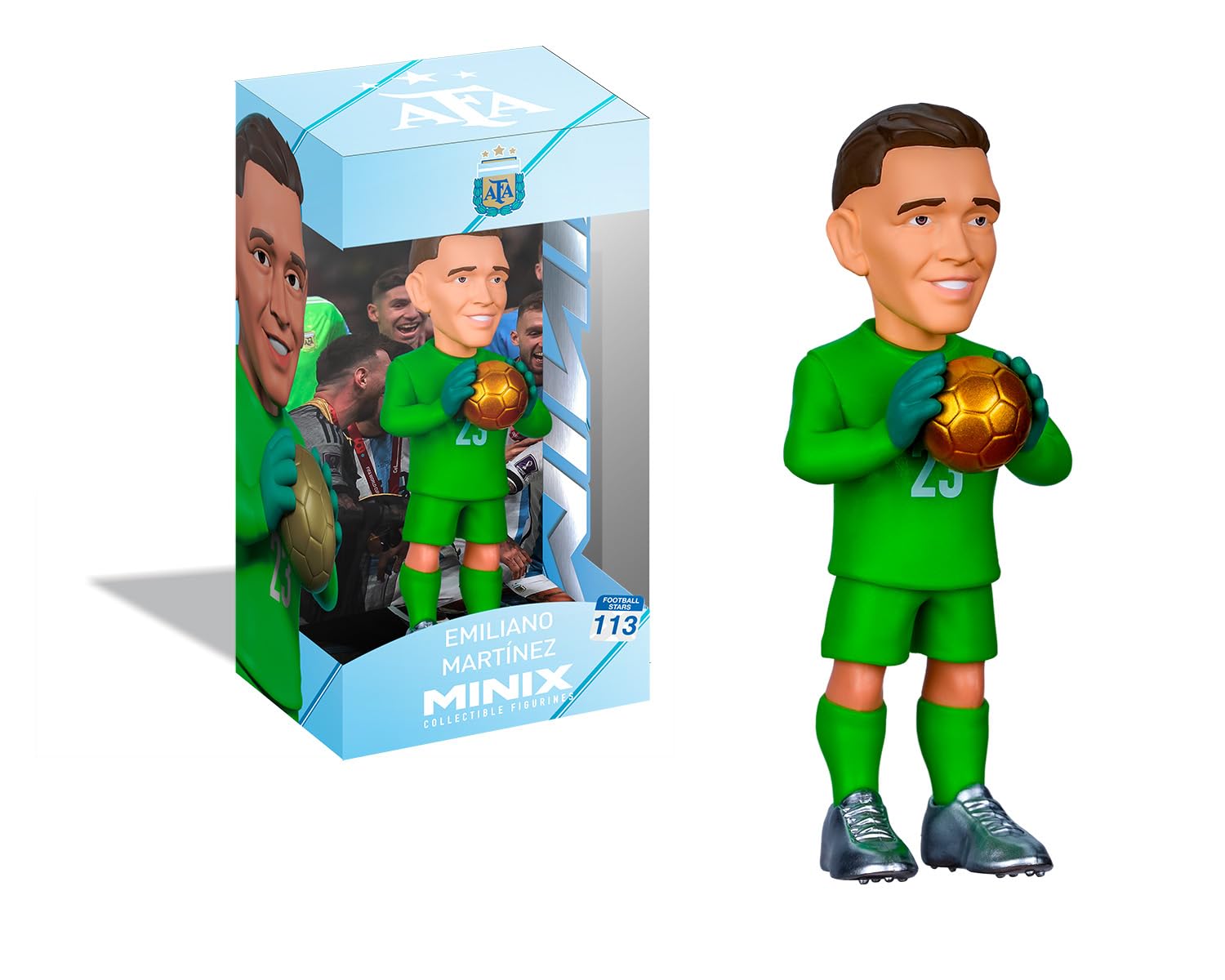 MINIX - Football Stars - World Cup #113 - Argentina - Dibu Martinez - Collectible Figure 12 cm