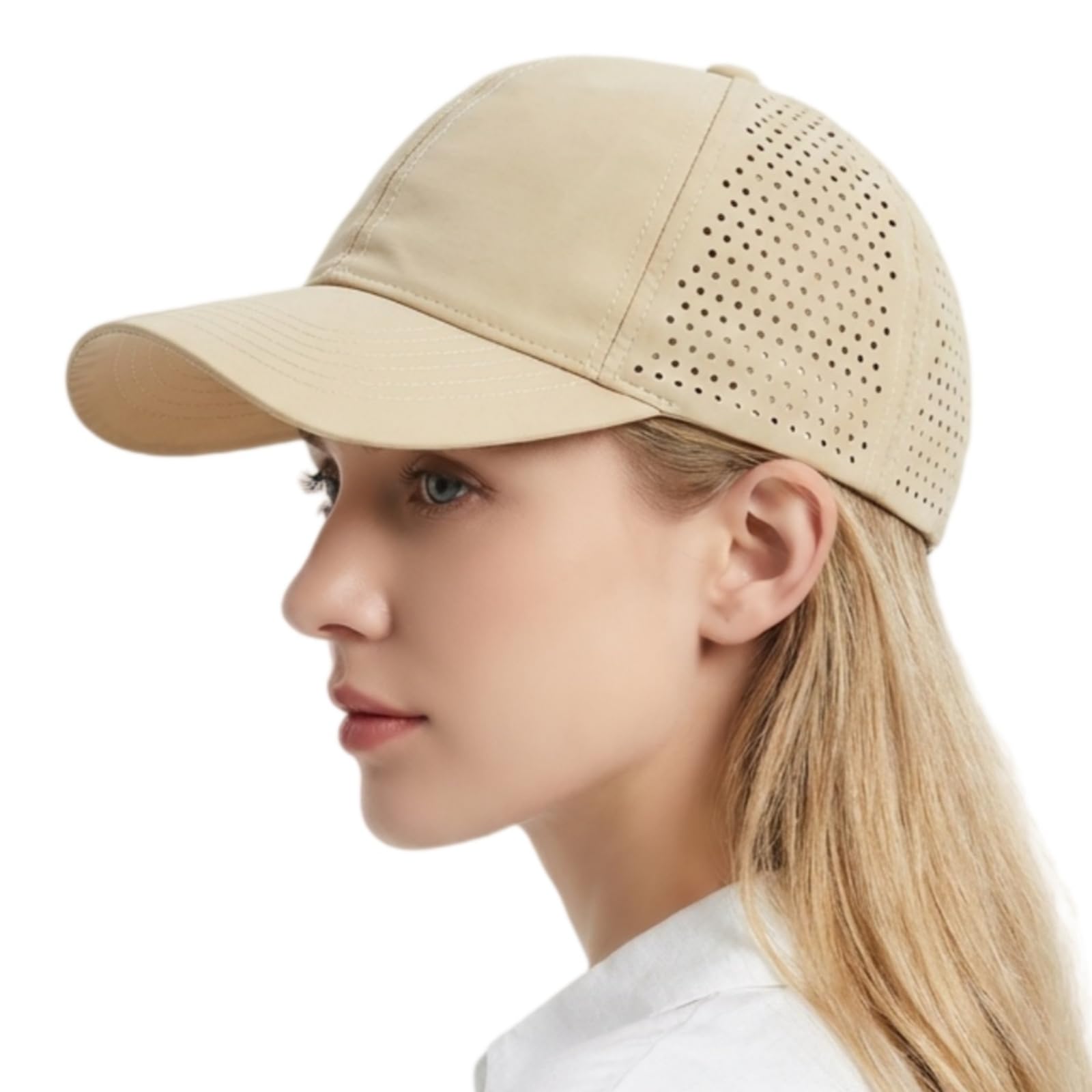 HIQIU Baseball Cap Herren Sommer Mesh Atmungsaktive Schnell Trocknend Basecap Damen Sommer Leicht Outdoor Sport Cap Verstellbar