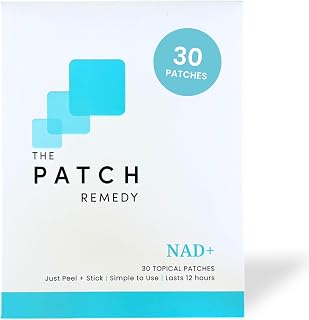The Patch Remedy NAD+ Patch - NMN, Resveratrol, CoQ10, NAC, Astaxanthin, PQQ | 30 Patches