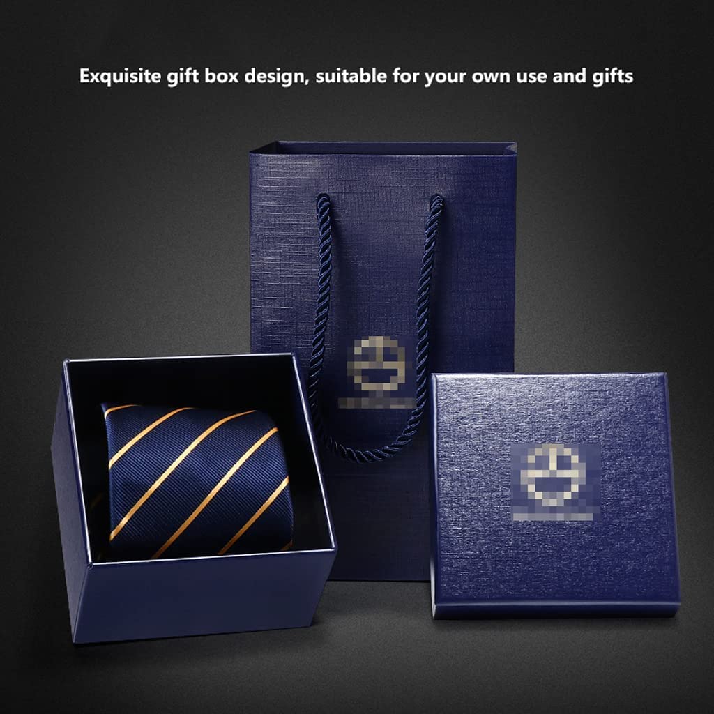 cravatta, Cravatte da uomo Cravatta formale in poliestere Cravatta elegante da sposa a righe di lusso Cravatta casual da lavoro