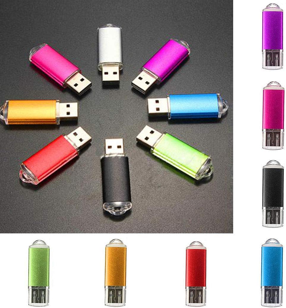 Wholesale/Bulk 16MB-64GB Metal USB Key Memory Flash Disk Drive Storage Pen Stick Jump U Disk Gift (10PCS - 32GB)