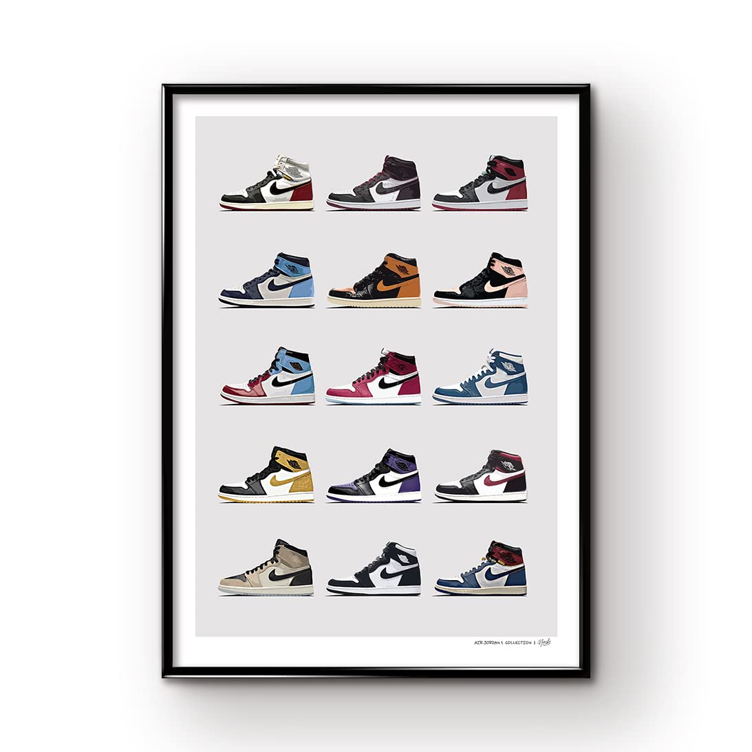 Amazon.co.jp: KICKS ユニオン エアジョーダン1 スニーカーポスター