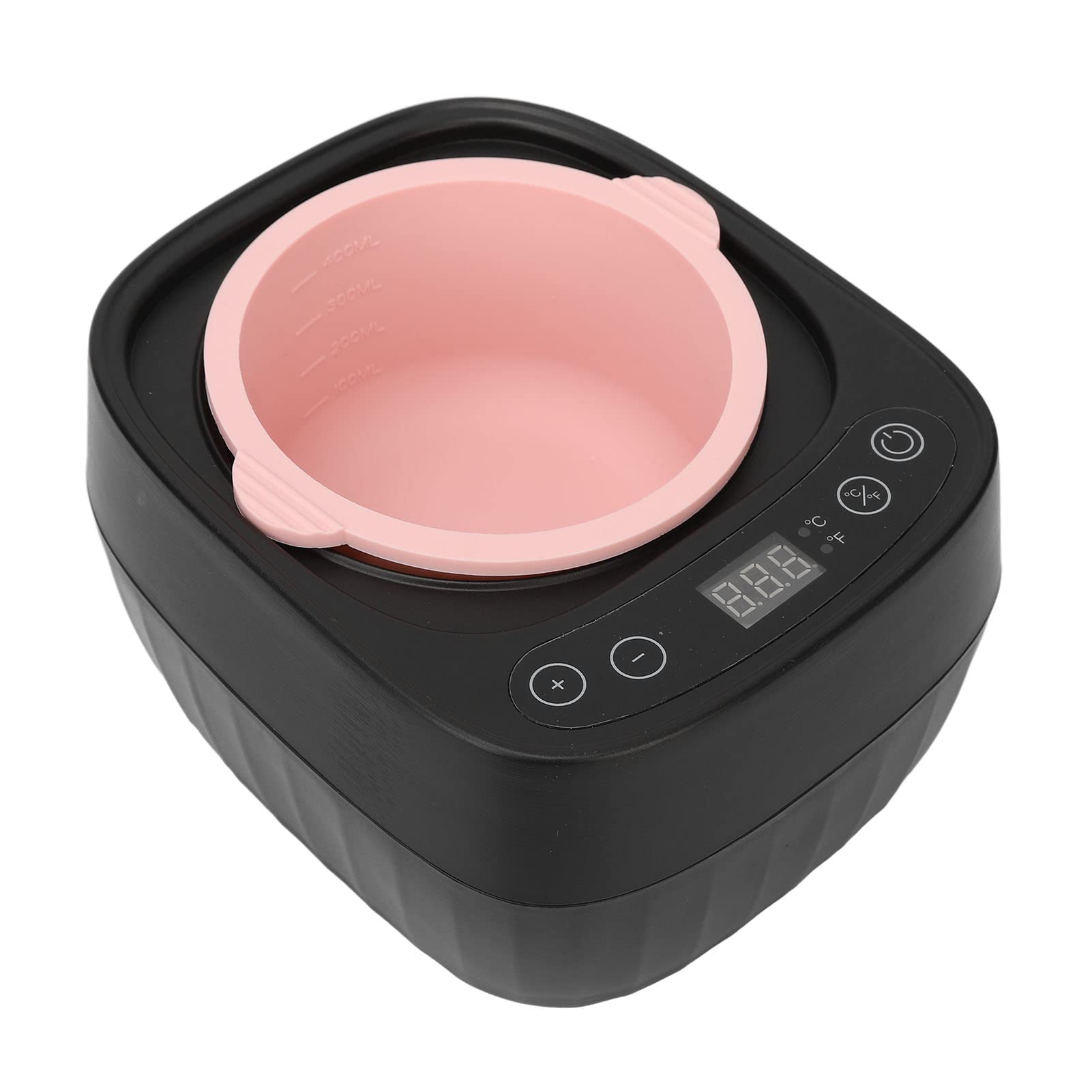 Calentador de Cera para Depilación Máquina de Calentador de Cera Dura con Olla Interna de Silicona Máquina de Fusión de Cera para el Hogar y el Salón (negro)