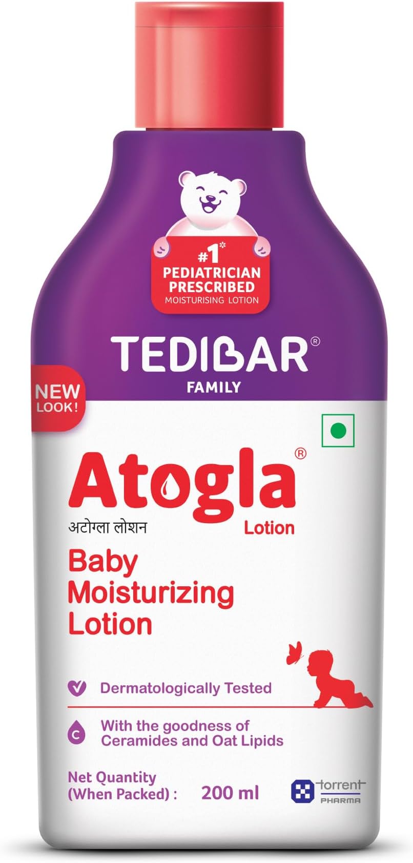 - Baby Lotion 200ml from Tedibar Family | No. 1* Pediatrician prescribed Moisturising Lotion- By Torrent Pharma