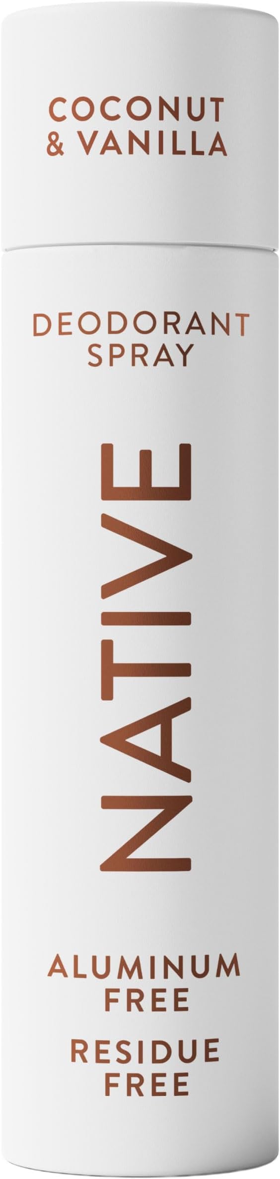 Native Deodorant & Body Spray, Coconut & Vanilla, 72-Hour Odor Protection for Underarms & Body, Aluminum Free, Quick Drying, 3.5 oz