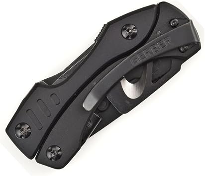 Gerber Crucial, Black - Custom Laser Engraved Multi-Tool
