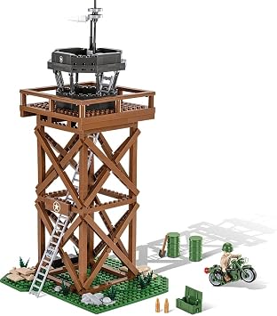 BRICKCOMPLETE COBI Set of 3 3048 M3A1 Stuart, 3044 Sherman M4 A1 & 3042 US Air Support Centre