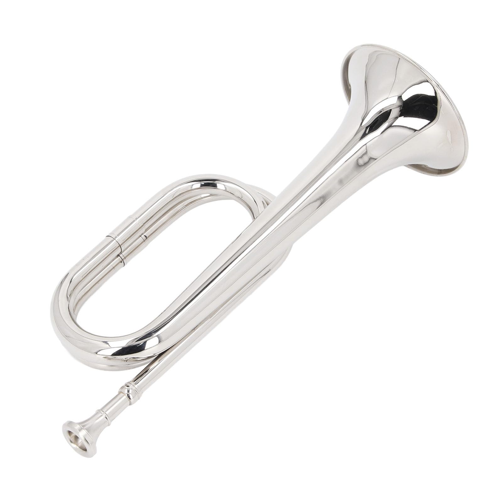 VGEBY Trompete, Messinghorn-C-Taste mit 11 Cm Mundstück, Perfekt für Blaskapellen und Orchester