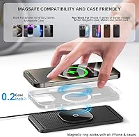 Vista 5 de Magnetic Wireless Charger for Tacoma and 4Runner Phone Non-Slip Charging Pad for Tacoma 2024 2025/4Runner 2025 Magsafe Charger 15W Wireless Car