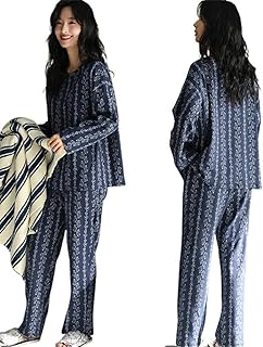 ジュタオピン パジャマ レディース ルームウエア セットアップ 春 秋 綿100％ 長袖トップス ルームウェア パッド付き おしゃれ 肌に優しい 春夏秋冬用 部屋着 ゆったり かわいい ホームウェア 寝巻き 吸汗