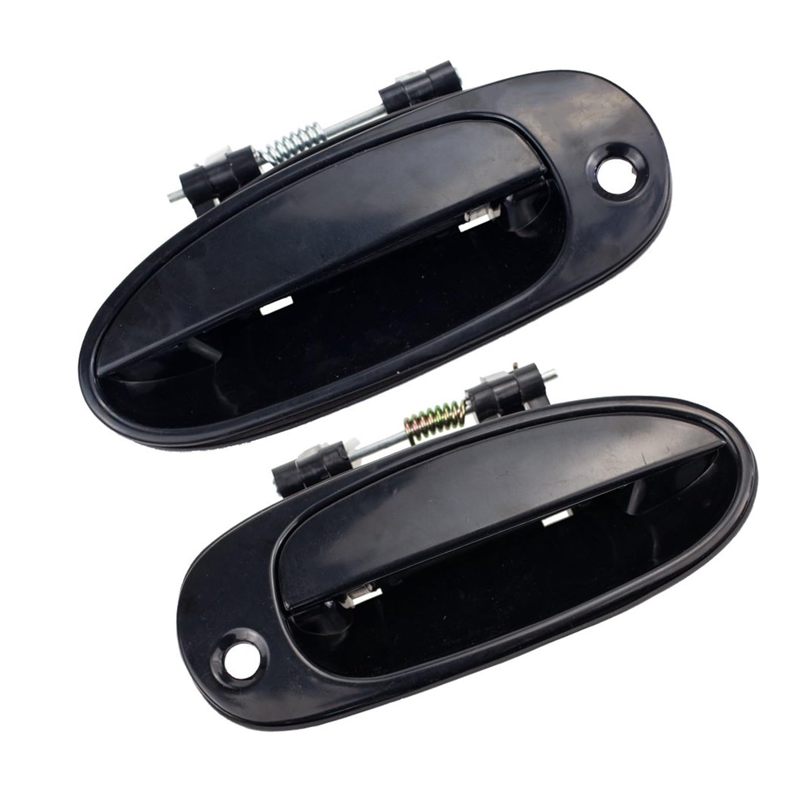 BWJQQJ Car Outer Door Handle for Kia for Sephia 1998 1999 2000 2001 for Spectra 2000 2001 0K2A1-58410 Car Exterior Outside Door Handle Black Left Right(1 Pair)