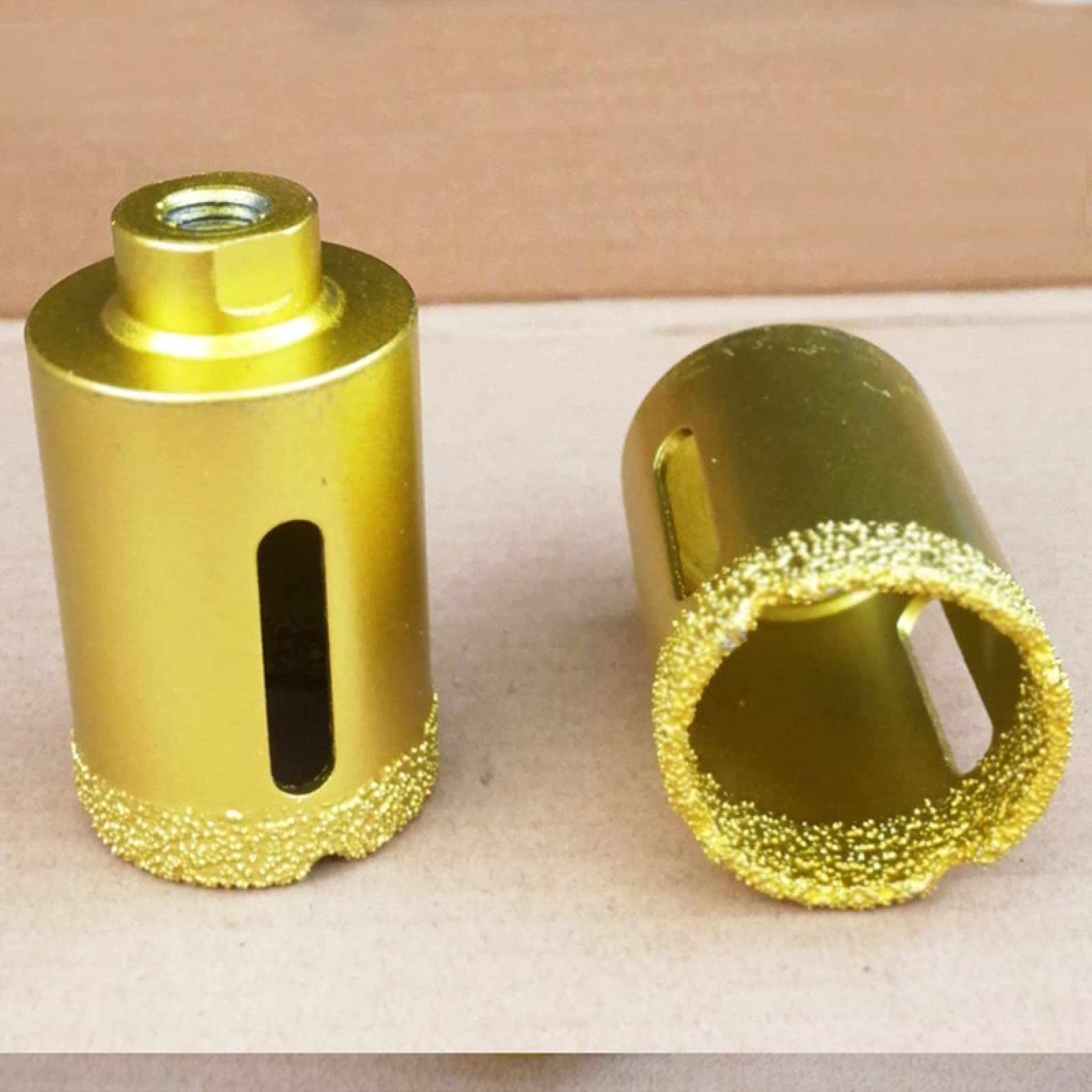 1pc M10 Filo 6-100mm Vuoto A Secco Brasato Diamante Marmo Perforazione Core Bit Piastrelle di Ceramica Foro Seghe Apri Granito Marmo punte da trapano,90 mm