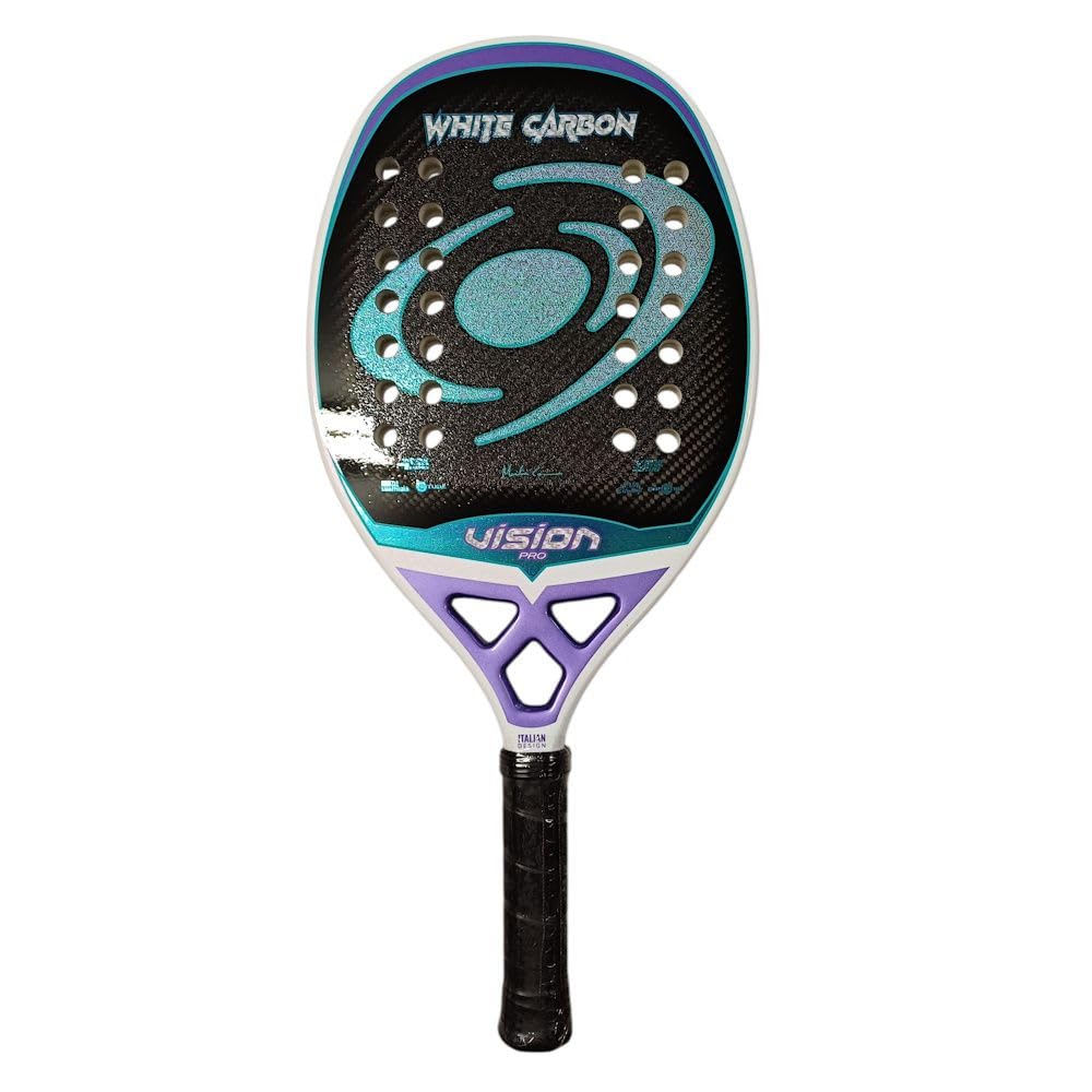 Racchetta Beach Tennis Racket Vision White Carbon 2026